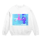 べにのKAWAII 入水 Crew Neck Sweatshirt