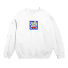 さくらんぼねこのBaby In Car Crew Neck Sweatshirt