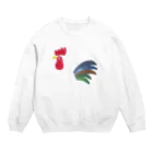 Swallow Tのニワトリ Crew Neck Sweatshirt