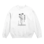 DoT529 ✴︎ドッティーゴーニーキューのロマンス悟君 (文字黒) Crew Neck Sweatshirt