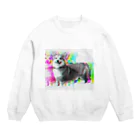 コーギー茶々丸のらぶコーギーⅡ Crew Neck Sweatshirt