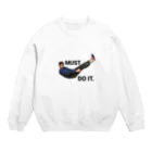 津留﨑颯太のMUST DO IT.白 Crew Neck Sweatshirt