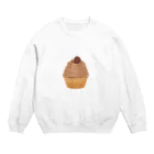 いくら丼のモンブランケーキ Crew Neck Sweatshirt