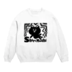 けちゃっぷごはんのお店の尻もちねこ Crew Neck Sweatshirt