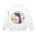 yuto_stupidのタピオカガール Crew Neck Sweatshirt