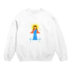 ムエックネのキリスト　ドット絵 Crew Neck Sweatshirt