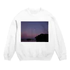 普通に良い店の松島の月　心にかかりて Crew Neck Sweatshirt