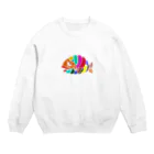 ばらっくんのRainbow Fish  Crew Neck Sweatshirt