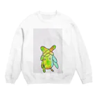 青空宮庫の水宮青オリジナルイラスト3 Crew Neck Sweatshirt