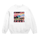 沢ちゃん♪の錆びたレールと夏草の歌２ Crew Neck Sweatshirt