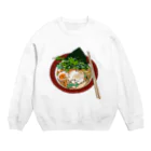 らぴの堂の醤油ラーメンらぶ Crew Neck Sweatshirt