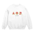 ナナフシとオウムのおサルやろ Crew Neck Sweatshirt