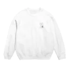 銀河無脊椎生物の店のマンリキウサチャン Crew Neck Sweatshirt