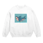 上坂えるのさめっとくん Crew Neck Sweatshirt