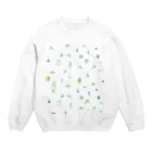 tendaten-no-omiseのひまひまいろいろ　あおときいろ編 Crew Neck Sweatshirt