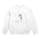 sen no irodoriの雪 Crew Neck Sweatshirt