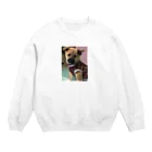 yasu-sの小梅ちゃん Crew Neck Sweatshirt