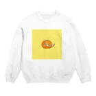 着火マンの三密みかん Crew Neck Sweatshirt