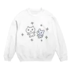 ねずみさんのブティックのきらきらのいきもの Crew Neck Sweatshirt