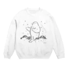 大浜綾子のだいだらぼっち　雪 Crew Neck Sweatshirt