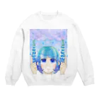 Lutzのアメフラシちゃん Crew Neck Sweatshirt