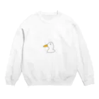 ギリ人ですのモチモチアヒルさん Crew Neck Sweatshirt