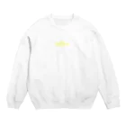 th®︎eeのthree LOGO NEON Yellow Crew Neck Sweatshirt