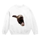 jordanniのlittle shopの逆さまのキキ Crew Neck Sweatshirt