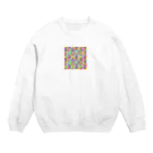 パプリカのカラフルベアー Crew Neck Sweatshirt