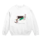 はちわれくりーむのきゅうり取れちゃった〜かっぱ巻き〜寿司 Crew Neck Sweatshirt