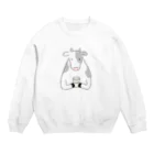 nyota|にょたのソイラテうし Crew Neck Sweatshirt