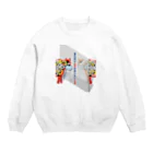 スタジオ　ねこのしっぽの会えないときが会いたいとき Crew Neck Sweatshirt