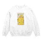 yAe5のおーい 猫 Crew Neck Sweatshirt