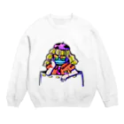 Yumi's Shopの見えない顔 Crew Neck Sweatshirt