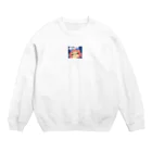 目覚めたガリュさん〆のことしのえと Crew Neck Sweatshirt