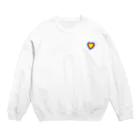 okoの虹ハート Crew Neck Sweatshirt