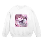 あくむ病院の量産型オタクしか勝たん。 Crew Neck Sweatshirt