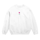 DREAMERの雑貨屋さんのお花🌸 Crew Neck Sweatshirt