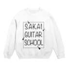 TACAのグッズ売り場のSAKAI GUITAR SCHOOL 黒文字 スウェット