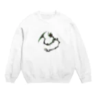 横着問屋の刀虫 Crew Neck Sweatshirt