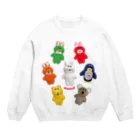 むにゅの散りばめプクーズ Crew Neck Sweatshirt