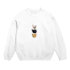 うなぎねこショップのにゃんずだいしゅうごう　たて！ Crew Neck Sweatshirt