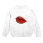 Sweetfishのぷるぷる唇 Crew Neck Sweatshirt