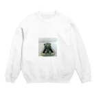 三輪めだかの三輪べあ Crew Neck Sweatshirt