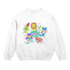 アイデア保存庫のかわいいものしりとり Crew Neck Sweatshirt