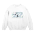 てふてふの館のちみちみパレード Crew Neck Sweatshirt