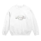 きゃきゃﾏｰﾄ☆のおすましきゃきゃﾁｬﾝ Crew Neck Sweatshirt