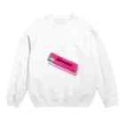 357 sun go nah-nahのラブホライター風　湾岸のお姫様 Crew Neck Sweatshirt