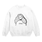 inuのsloopy me  Crew Neck Sweatshirt