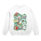 wokasinaiwoの牛たちの饗宴 Crew Neck Sweatshirt